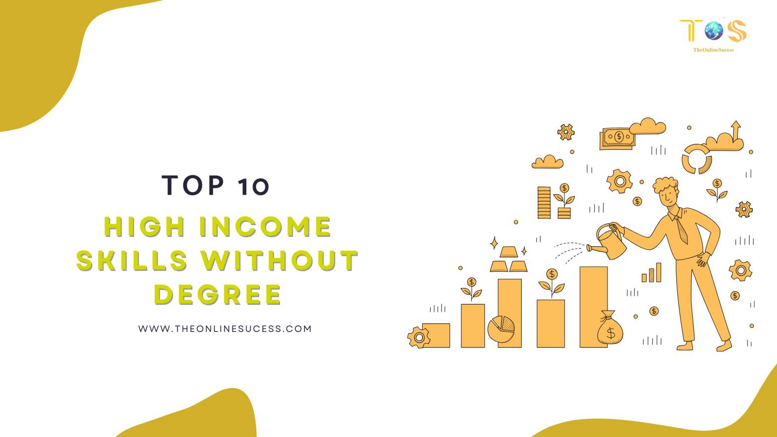 Read more about the article Top 10 High Income Skills Without Degree