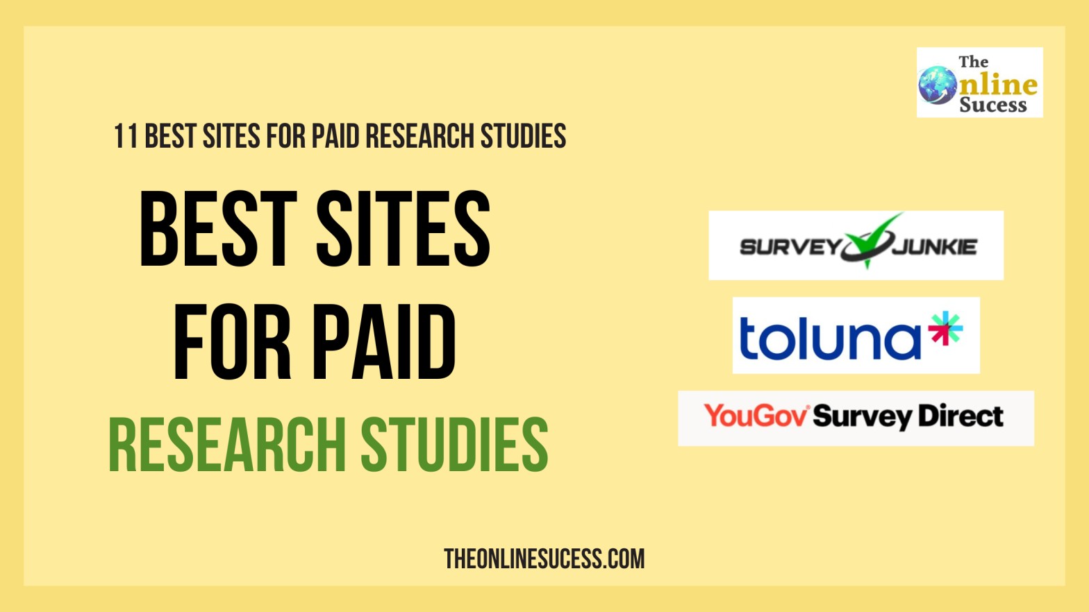 11 Best Sites For Paid Research Studies