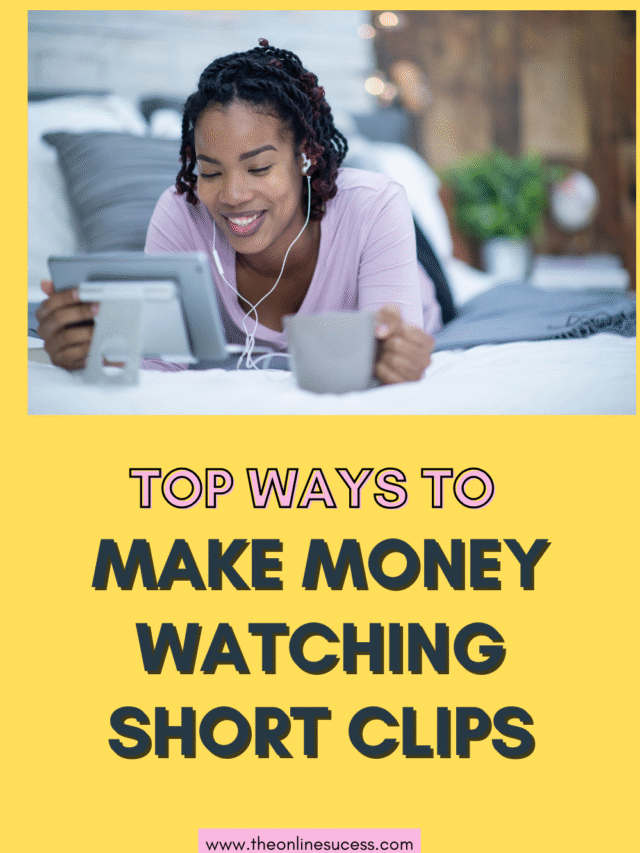 Legit Ways To Get Paid for Watching Videos