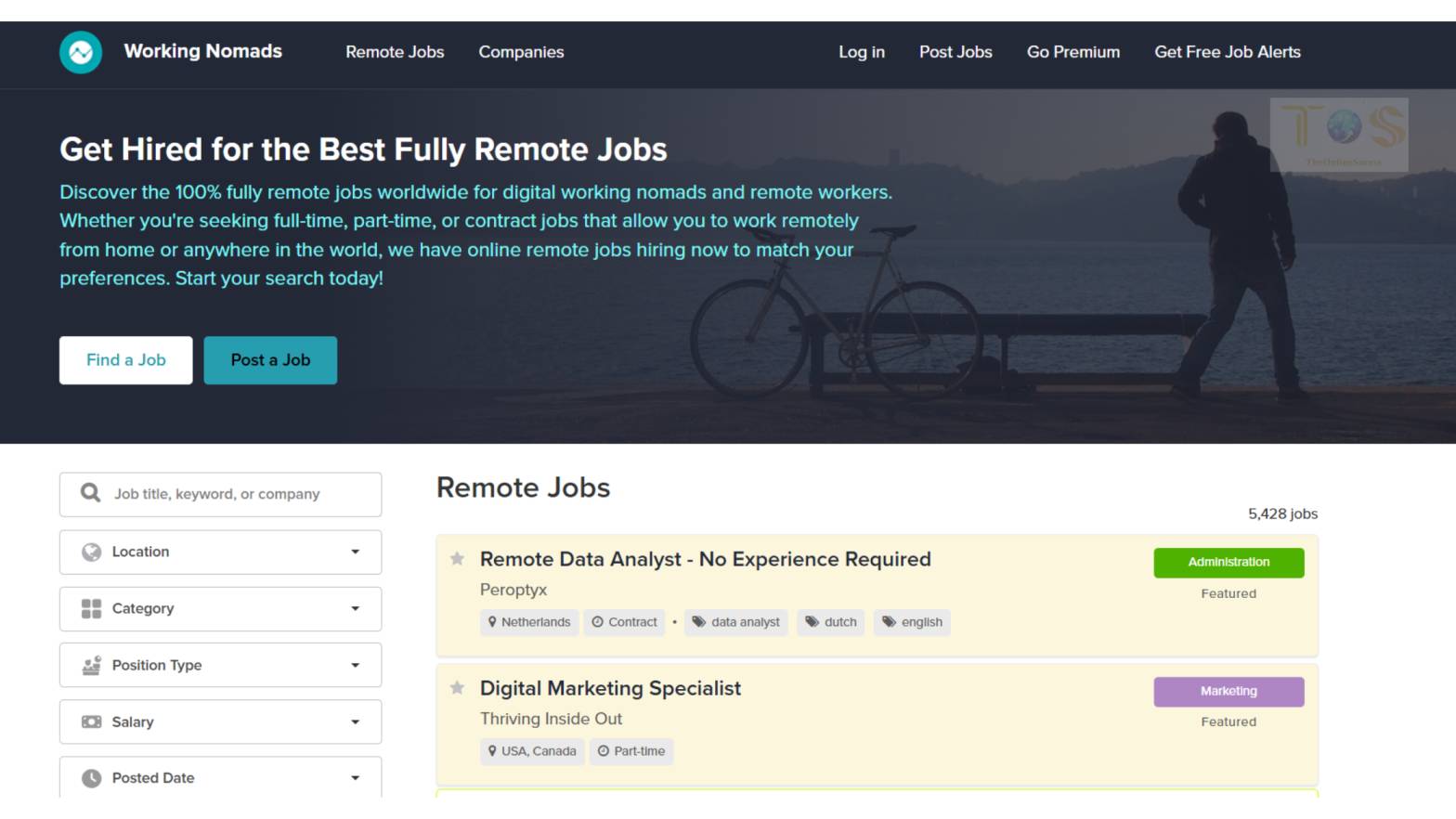 Working Nomads - Best Freelance Website To Find Remote Jobs