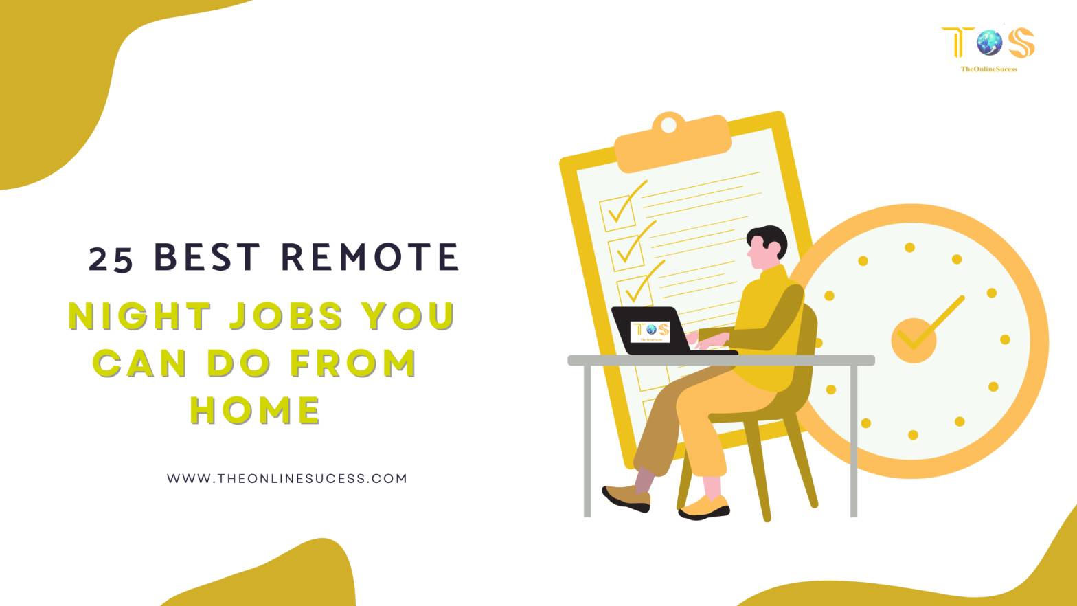 You are currently viewing 25 Best Remote Night Jobs You Can Do From Home | Flexible & Legit 2026