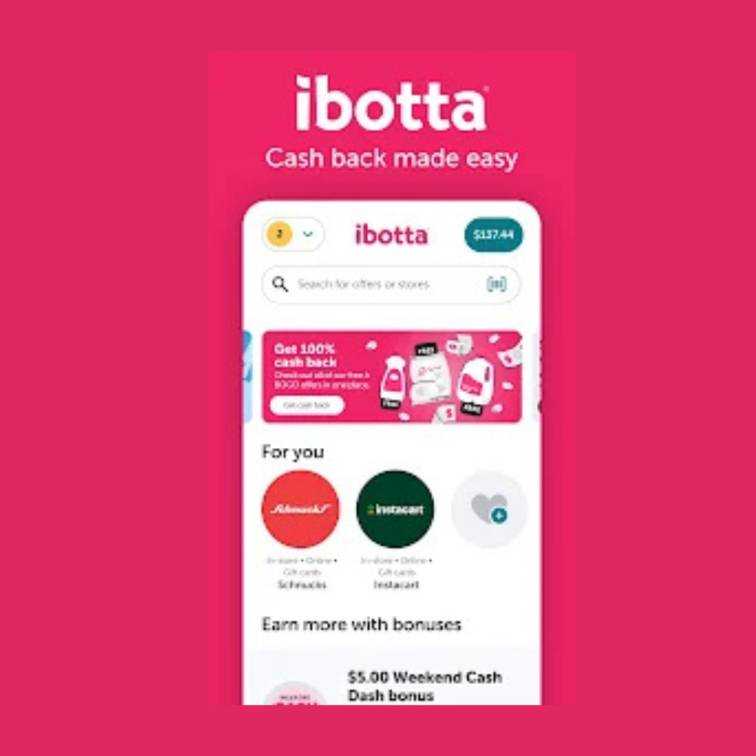 Ibotta is a popular cashback